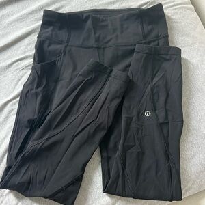 Lululemon Black Leggings Size 6